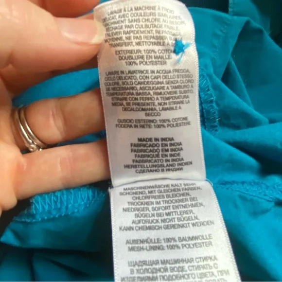 Columbia Blue Casual Button Down Shirt - Picture 10 of 16